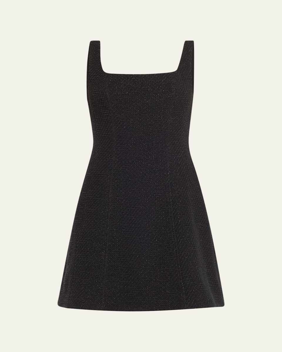 Delphine Tweed A-Line Mini Dress